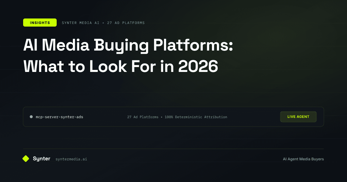 AI Media Buying Platforms: What to Look For in 2026