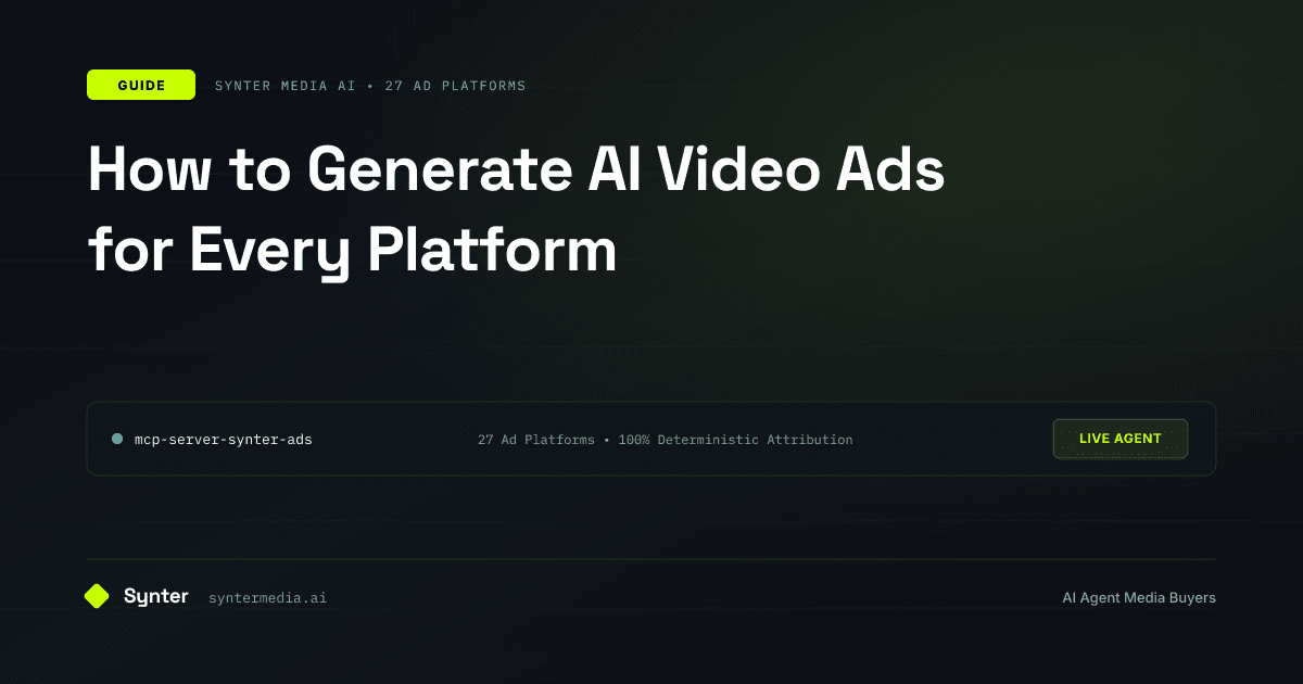 How to Generate AI Video Ads for Every Platform