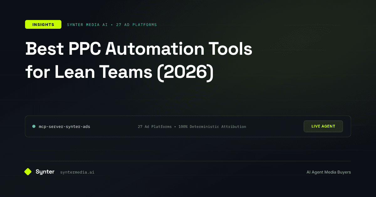Best PPC Automation Tools for Lean Teams (2026)