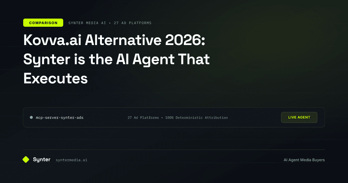 Kovva.ai Alternative 2026: Synter is the AI Agent That Executes