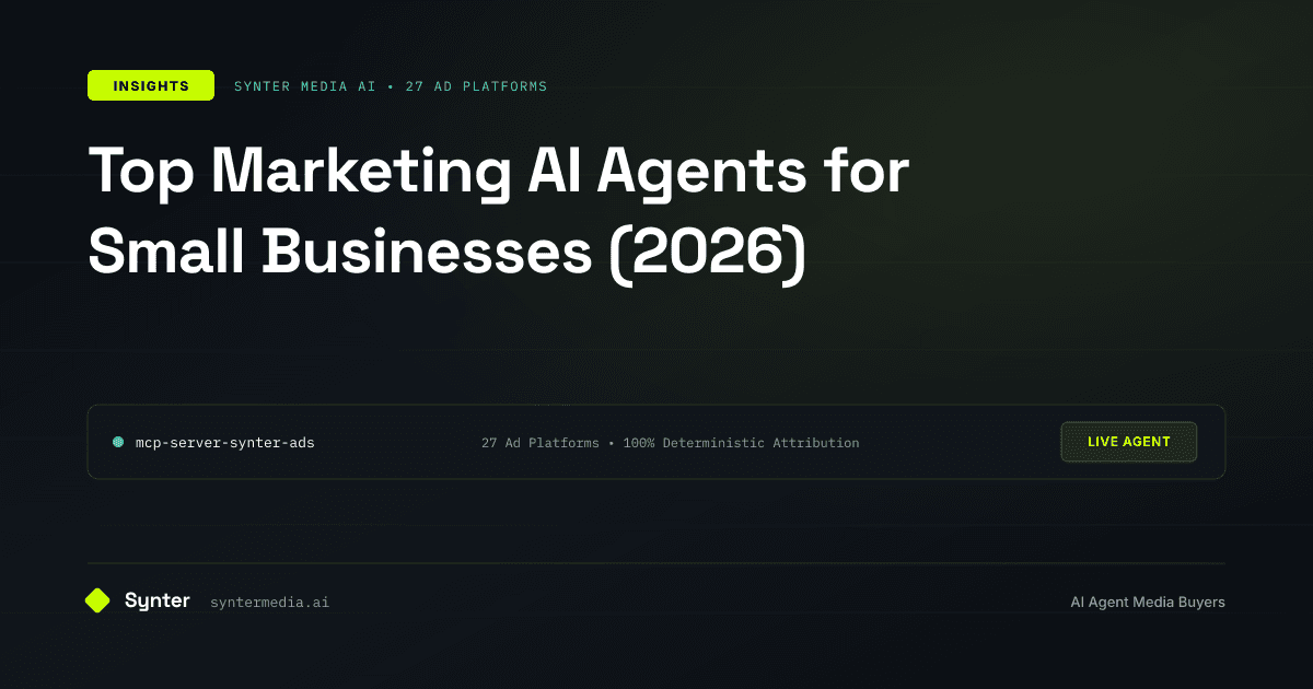 Top Marketing AI Agents for Small Businesses (2026)