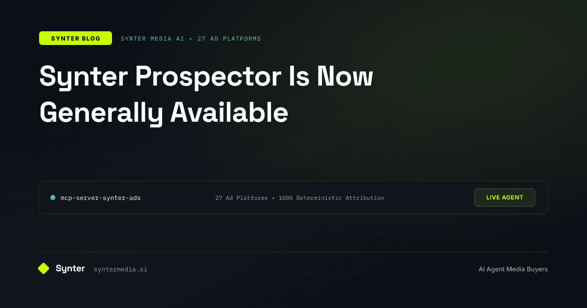 Synter Prospector Is Now Generally Available