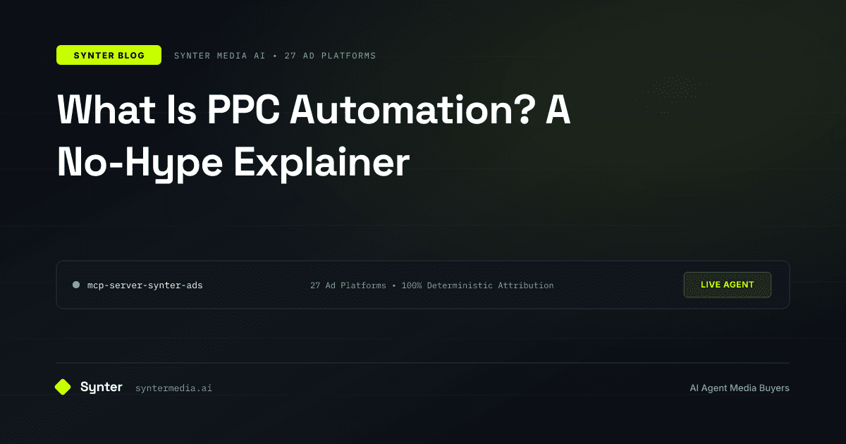 What Is PPC Automation? A No-Hype Explainer
