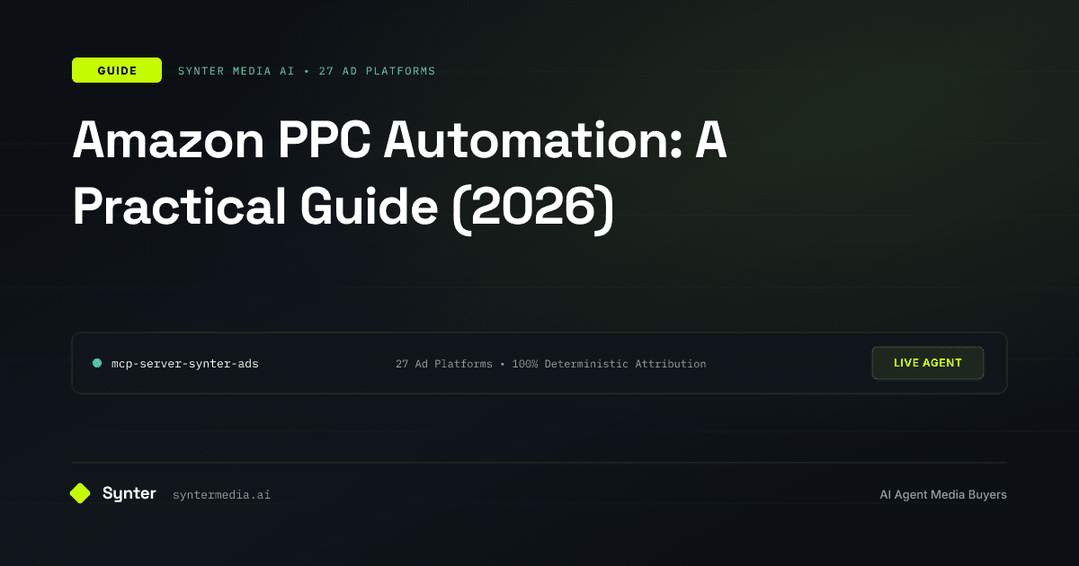Amazon PPC Automation: A Practical Guide (2026)