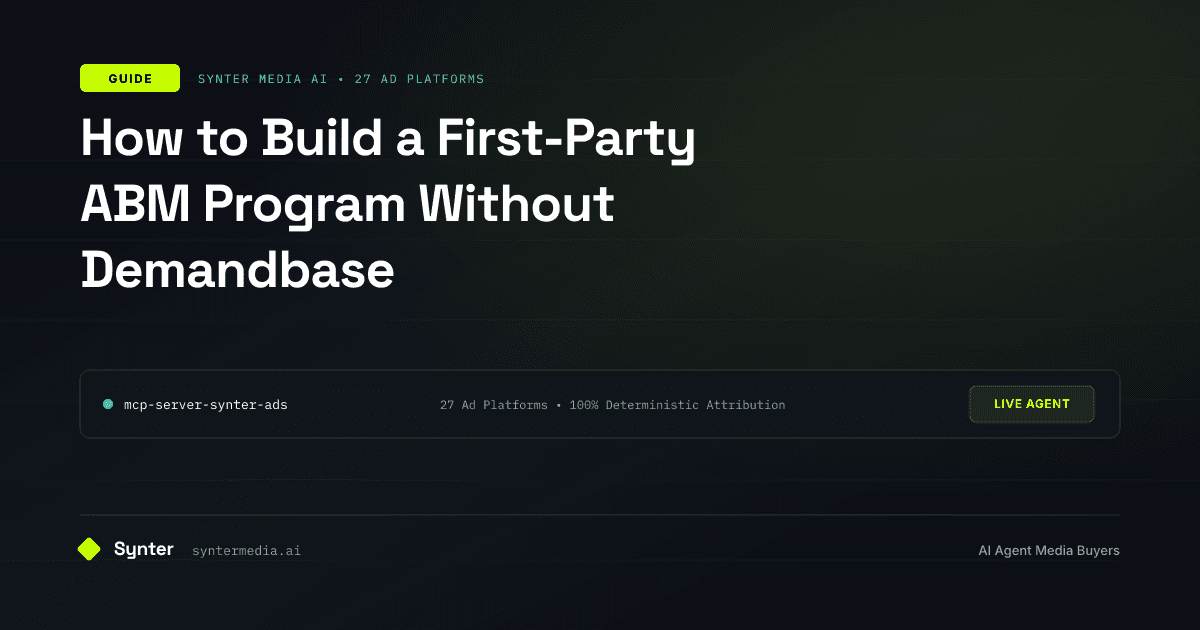How to Build a First-Party ABM Program Without Demandbase