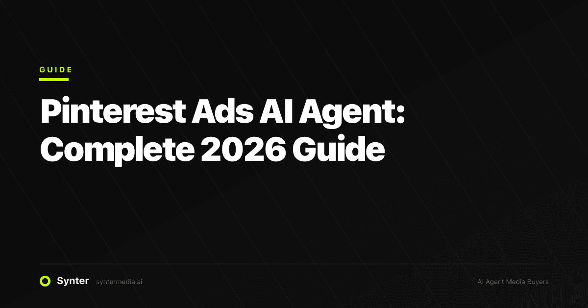 Pinterest Ads AI Agent: Complete 2026 Guide