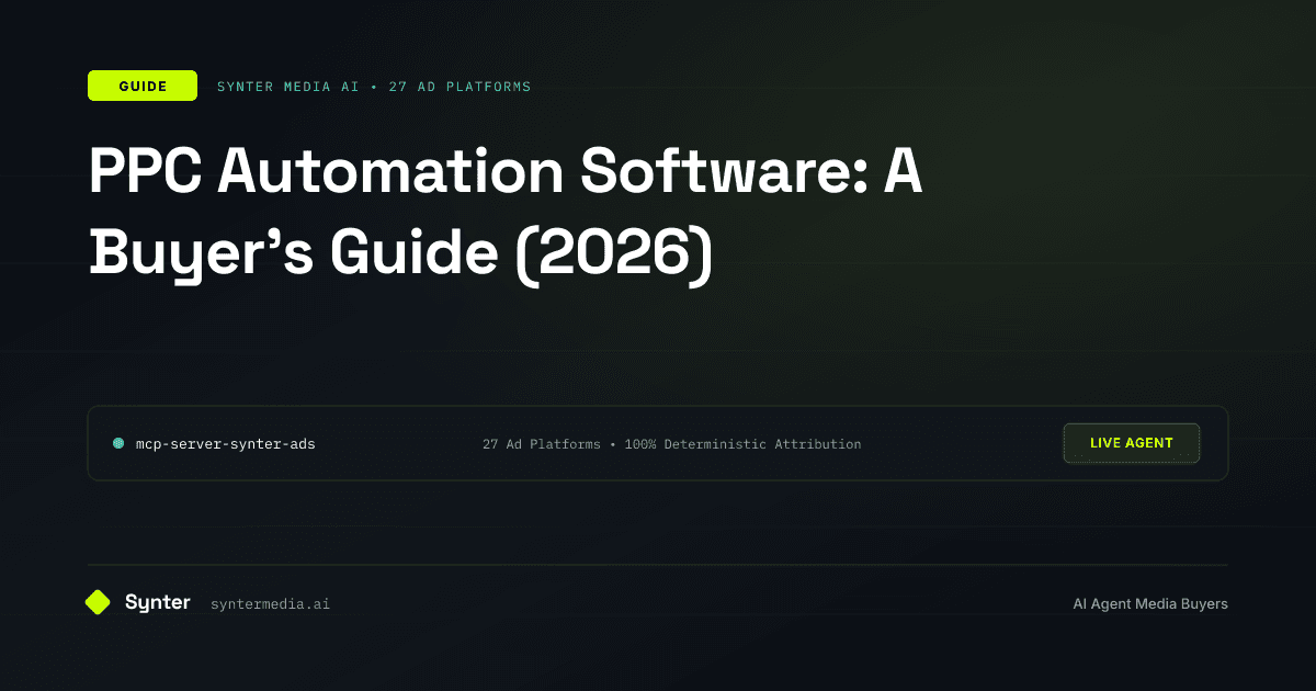 PPC Automation Software: A Buyer's Guide (2026)