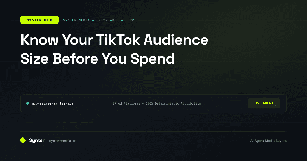 Know Your TikTok Audience Size Before You Spend
